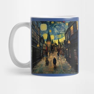 Starry Night in Diagon Alley Mug